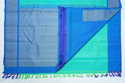 Bright Green Pure Kanchipuram Handloom Silk Saree