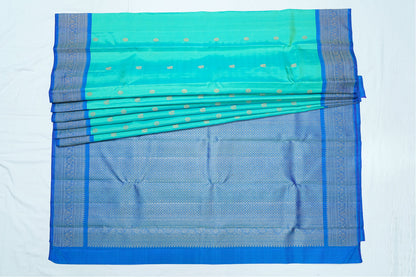 Bright Green Pure Kanchipuram Handloom Silk Saree