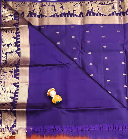 Violet Color Silk Saree with Pallakku Border